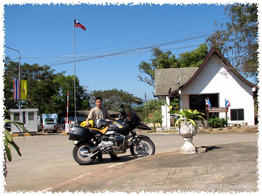 Thai/Myanmar border at Kanchanaburi, Thailand